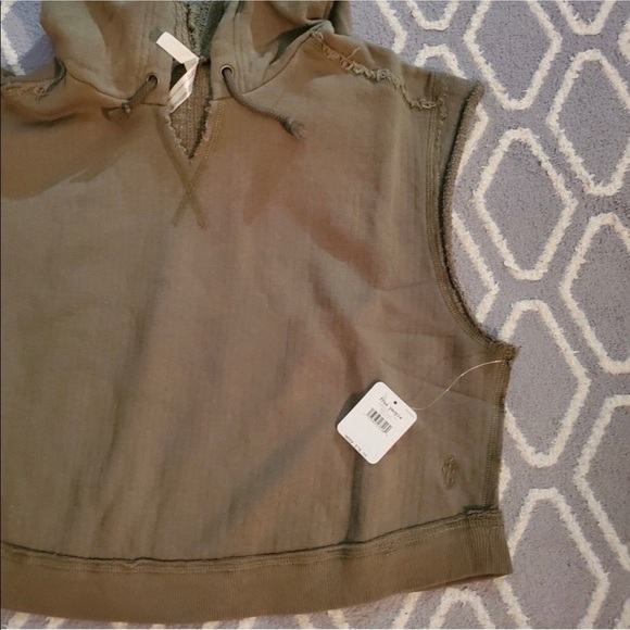 Free People Movement Swoop Crop Sleeveless Hoodie - Picture 5 of 8